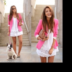 S čím sladit růžové sáčko?