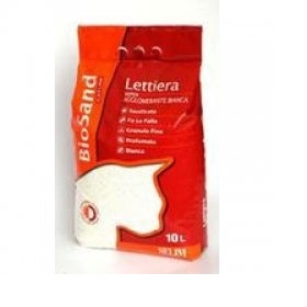 Bílé parfémované stelivo pro kočky