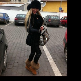 Elegantní kabát s kožešinou zima 2012/2013