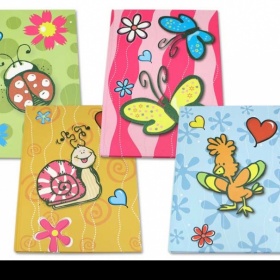 Tvrdý sešit se zvířátky