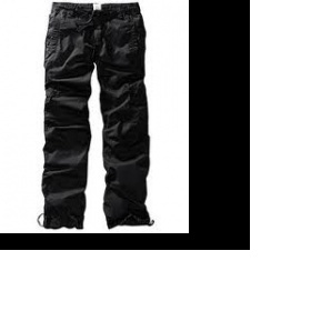 Černé 3/4 nebo 7/8 bavlněné kalhoty H&M (Cargo style) - foto č. 1