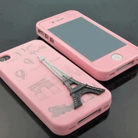 IPhone 4s růžový obal