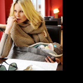 Vlněný šál Simony Krainové