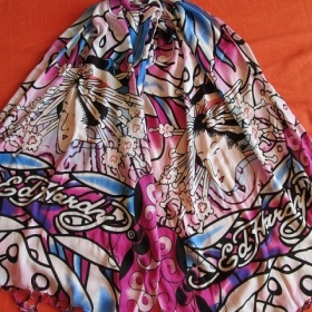Barevný šátek  Ed Hardy