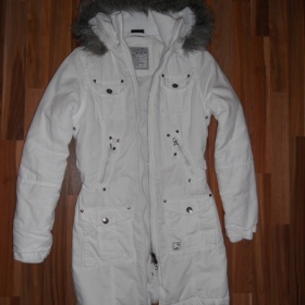 Bílý zimní kabát Takko Fashion - foto č. 1