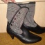 Černo - šedé kotníčkové boty - foto č. 2