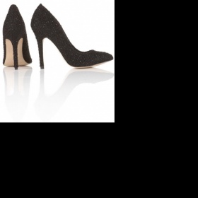 Kde koupit černé lodičky s třpytivými proužky?