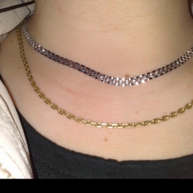 Bílé zlato se žlutým