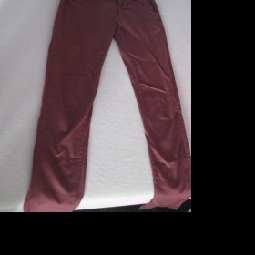 Tmavě červené kalhoty Amisu - foto č. 1
