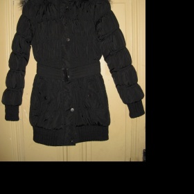 Zimní černá bunda Gate