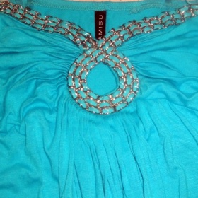 Tyrkysové tričko Amisu