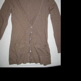 Hnědý top, tričko, cardigan Terranova - foto č. 1
