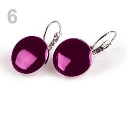 Stříbrné náušnice - placičky