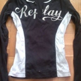 Černé tričko Replay - foto č. 1