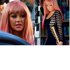 Narůžovělé vlasy