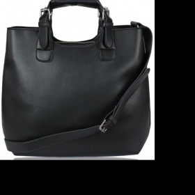 Středně velká černá kabelka