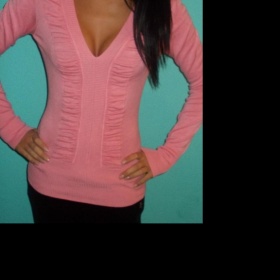 Meruňkově růžový svetr Tally Weijl