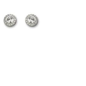 Stříbrné náušnice podobné Swarovski Angelic