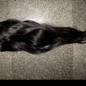 Lidské clip in nejmavší hnědá 60cm