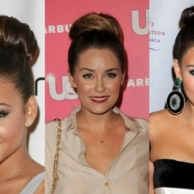 Vysoko vyčesaný drdol