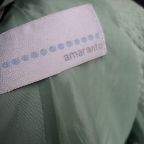 Zimní kabát Amaranto v barvě mint