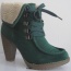 Zelené boty kotníkové - foto č. 3