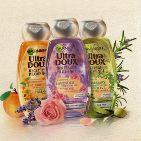 Šampony Garnier ultra doux provence