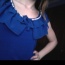 Modré tričko s perlami - foto č. 2