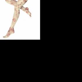 S čím nosit punčochy květinového vzoru?