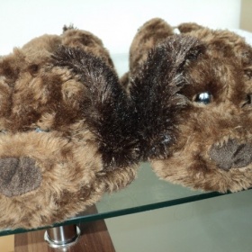 Domácí obuv plyšoví pejsci