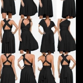 Convertible dress - šaty nošené na více způsobů