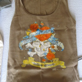 Světle hnědé tílko