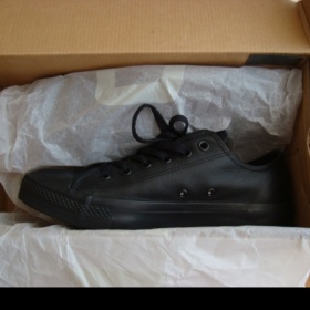 Kožené černé Converse All Star (UK 7)