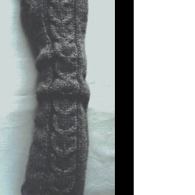 Dlouhé pletené palčáky