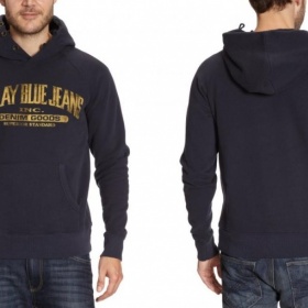 Pánska modrá mikina replay - foto č. 1