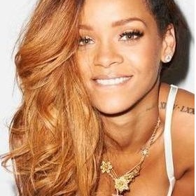 Zlato - medená blod ako Rihanna