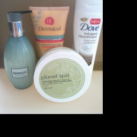 Sada 4 tělových krémů