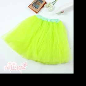 Neonově žlutá tylová sukně - kde koupit