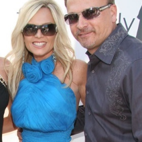 Paničky z Orange County - modrý top