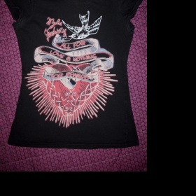 Černé tričko Clockhouse