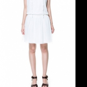 Bílé šaty zara - foto č. 1