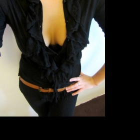 Černá tunika neznačková