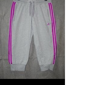 Fialová 3/4 kalhoty Adidas