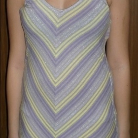 Fialovo - žlutý top Takko