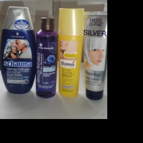 Sada na blond vlasy Balea, Shauma, Swiss, Yves Rocher