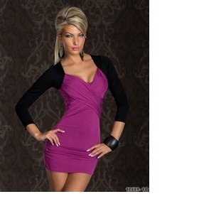 Fialová šaty Neznačková