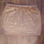 Zlatá sukně mini Fishbone - foto č. 2