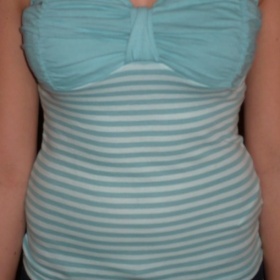 Bílo - zelený top Terranova