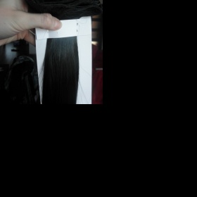 Černá clip in 60cm délka 150g 12 pásů neznačková