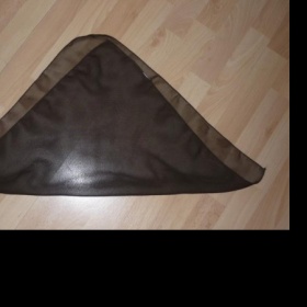 Hnědý průhledný šátek neznačková